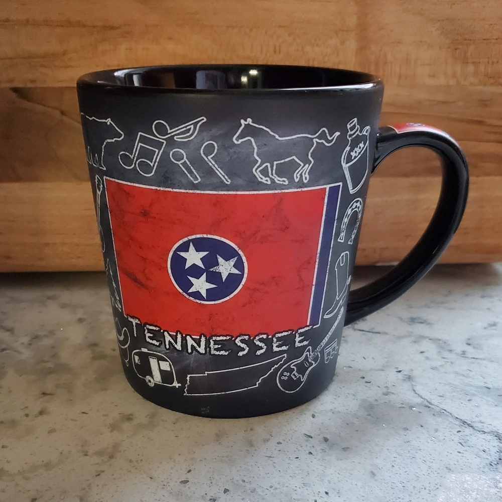Tennessee Black Mug